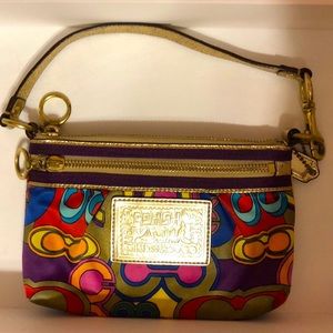 Coach Poppy Rainbow Handbag